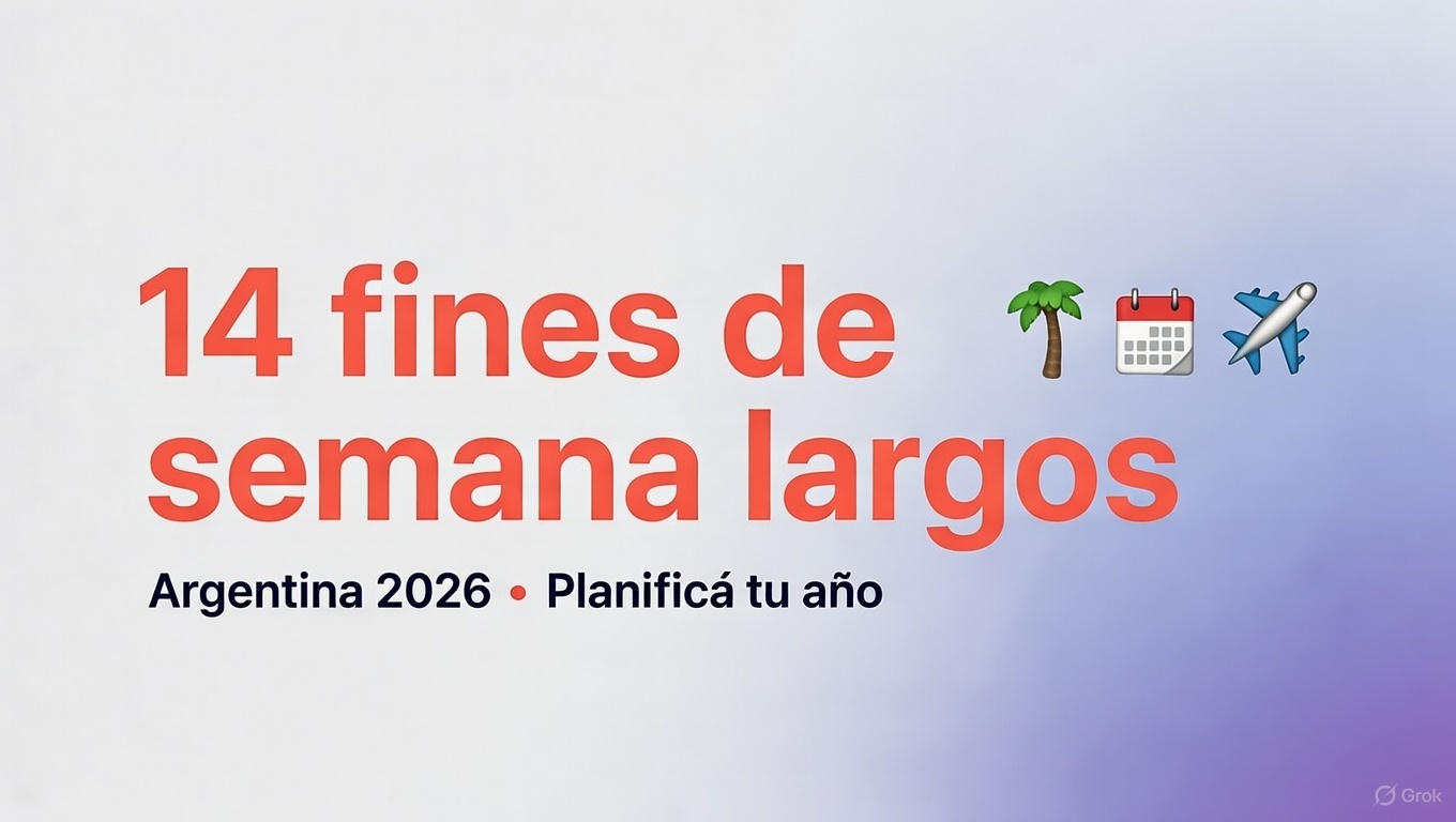 Feriados Argentina 2026 | Calendario Completo de Feriados Nacionales